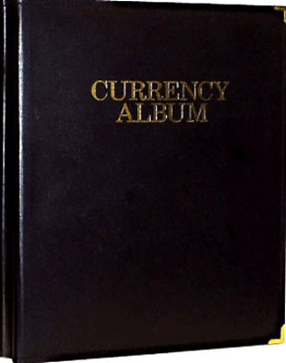 HE Harris Deluxe Currency Album - Modern Notes - Clear