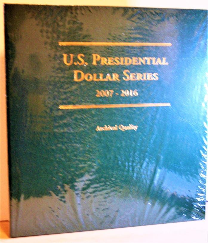 U.S. Presidential Dollars 2007-2016 PDS Album - Original Wrapping-Never Opened