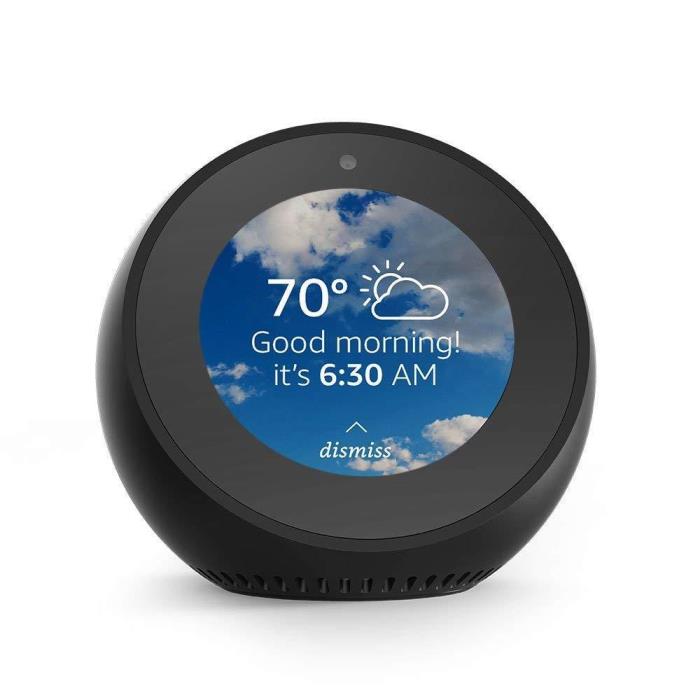 Black  Echo Spot - Smart Display with Alexa -