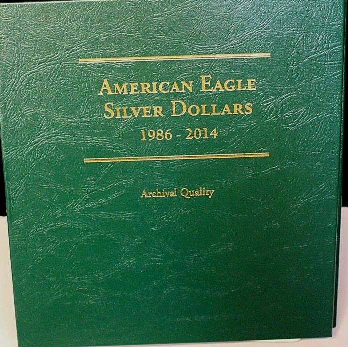 American Eagle Silver Dollars Coin Album 1986-2014