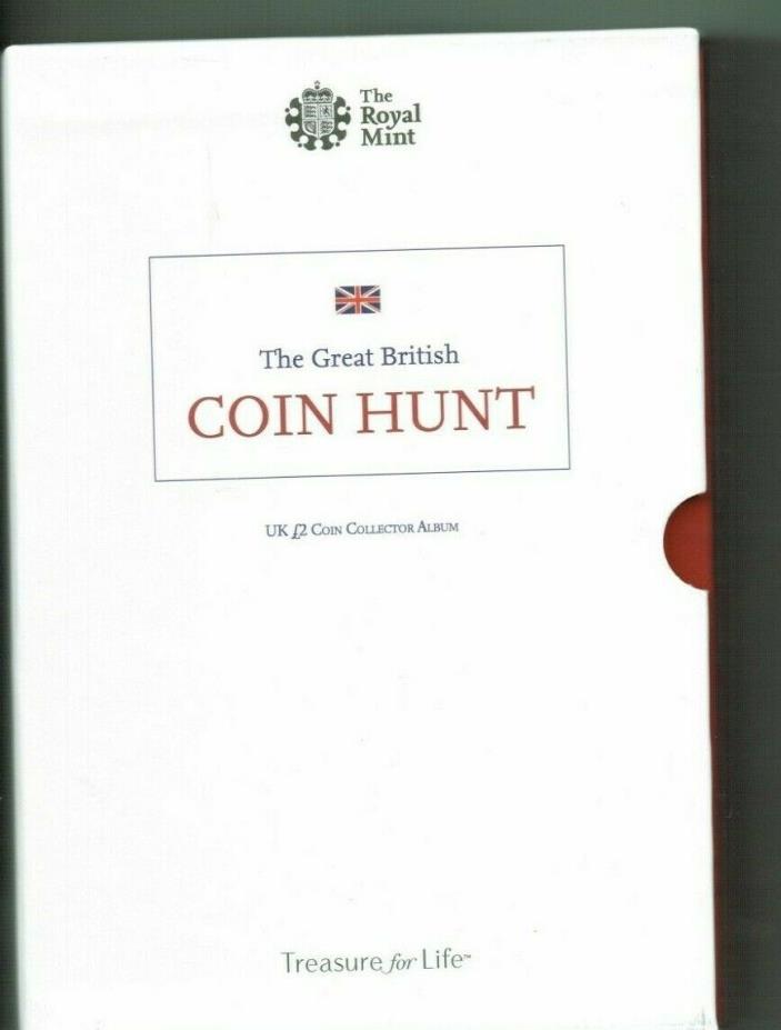 Royal Mint Great British Coin Hunt £2 Pound Coin Album Box- No Coins