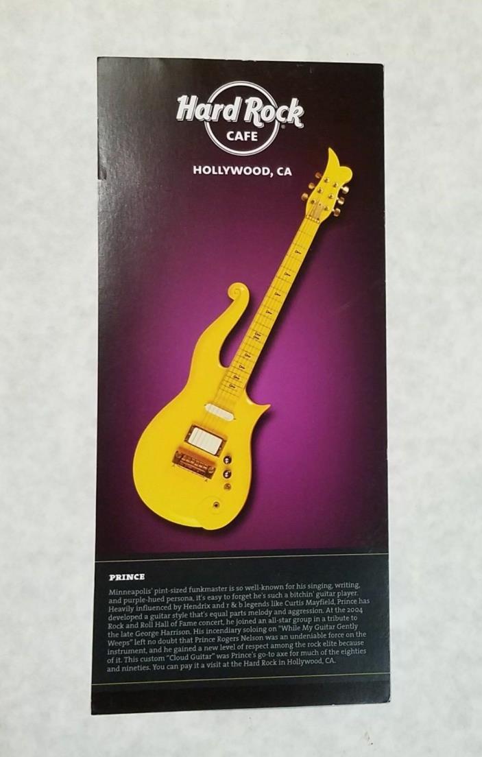 Prince - Yellow Cloud Guitar Promo Card - 4