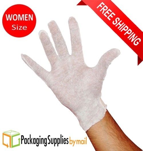 900 Pairs White Inspection Cotton Lisle Work Gloves Coin Jewelry Women's Size