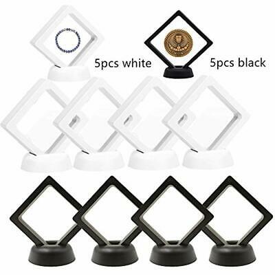 Jewelry Display Stand 10 3D Floating Frame Holder Pcs For Challenge Coin AA 5pcs