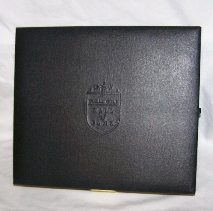 Partners Club World Golf Hall Of Fame Coin Case Leather Lk 2 Coin Inserts Key #3