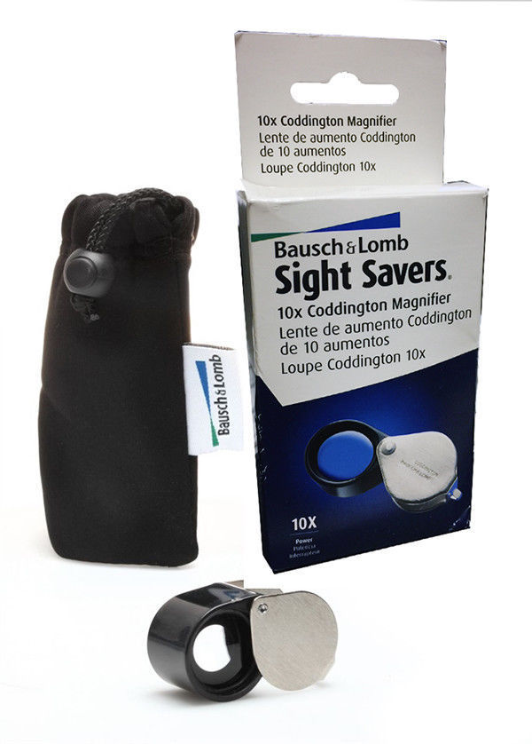 New Bausch Lomb 10X Coddington Quality Loupe Magnifier 10X Jewelry US Coins