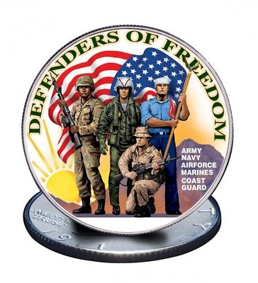 American Coin Treasures Defenders of Freedom Eisenhower Dollar. Brand New