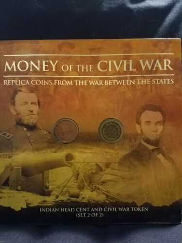 Money of the Civil War - Indian Head Cent and Civil War Token Set 2  By Whitman