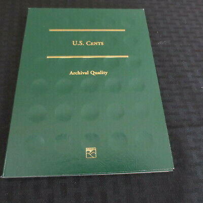 Littleton US Cents Coin Album Archival Quality Nearly New