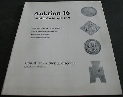 Hornung's Montauktioner 1980 Scandinavian Coins, Medals, Ancient + more Scarce