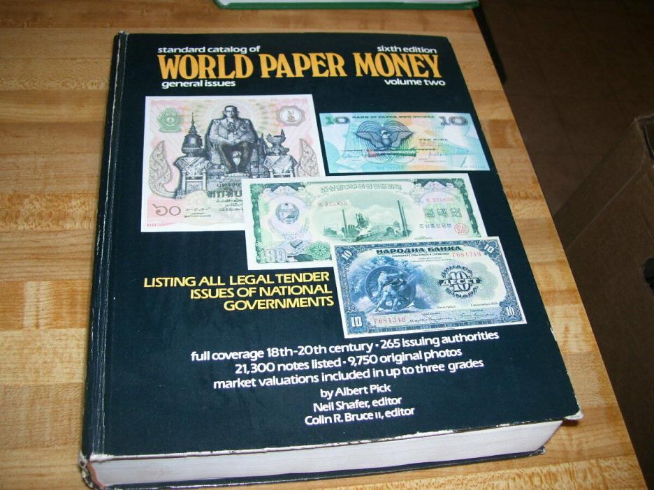Standard Catalog World Paper Money 6th Edition Volume 2 General Issues
