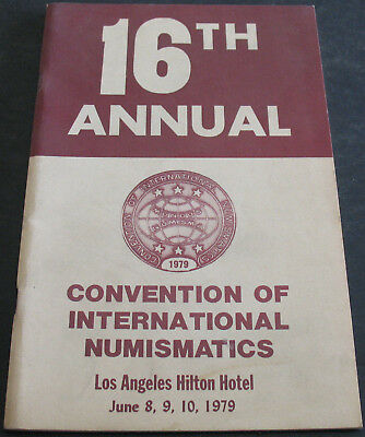 16th Annual Convention Of International Numismatics 1979 Scarce Reference