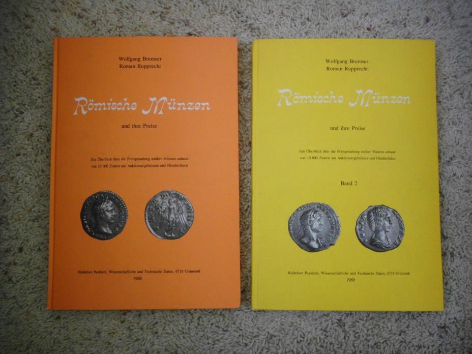 Römische Münzen und ihre Preise- 2 Bände/Roman Coins and Their Prices- 2 Volume