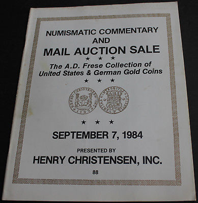 The Arnold D. Frese Collection Of United States Coins, Annamese Rarities, German
