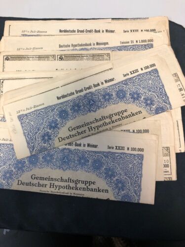 1926-1948 German War Bonds