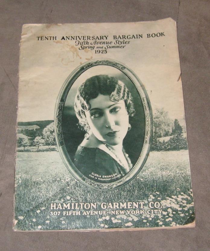 Hamilton Garment Co. catalog fifth avenue styles spring-summer 1925, free ship