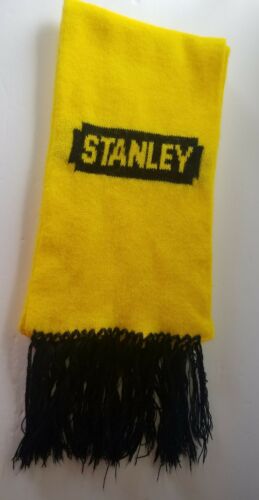 Stanley Tools Logo Scarf Winter Gear Black & Yellow Advertising Construction