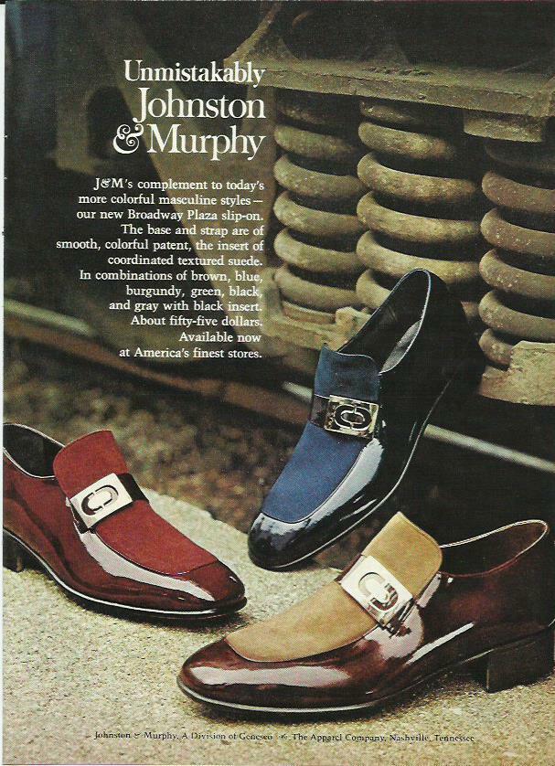 1970s Johnston & Murphy Shoes 1973 Fashion Mens Photo Vintage Print Ad Decor