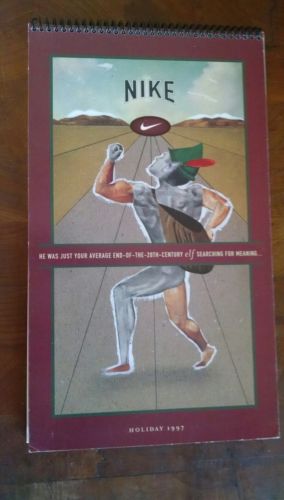 ORIGINAL VINTAGE NIKE Holi 1997 Ad Catalog Kit Standards  for Dealers Radio, TV