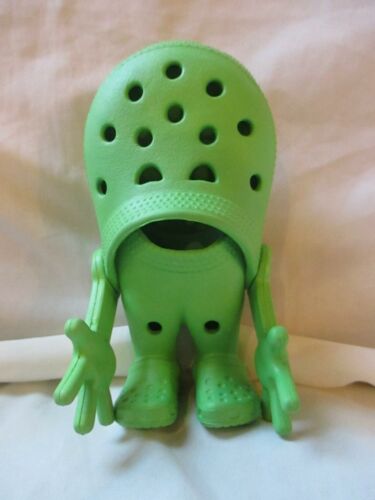 Green Croc advertising figurine Crocman Croc monster funny!