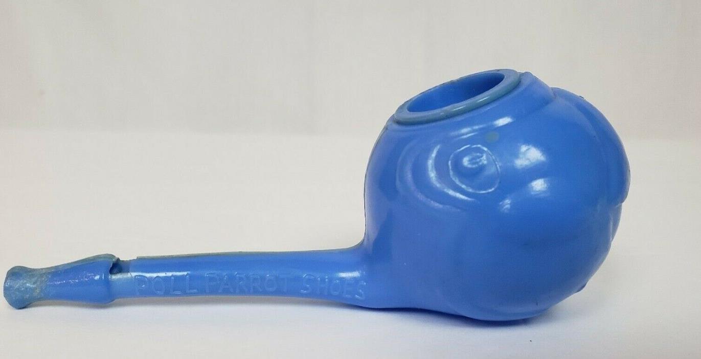 Vintage Poll Parrot Shoes Bubble Whistle Pipe Collectible Toy