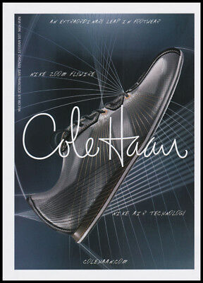 Cole Haan Shoes print ad 2009 Nike Air technology