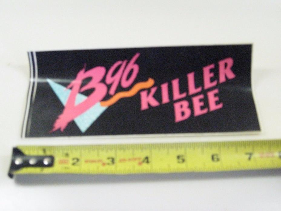 B96 VINTAGE 1990'S KILLER B (96.3 WBBM-FM in Chicago) Bumper Sticker