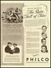 1944 vintage WW2 ad fror Philco 'Presents the' Radio Hall of Fame'  -120911