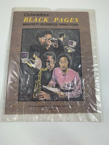 1993 1994 Columbus Black Pages Minority Business Directory Phone Book Vintage