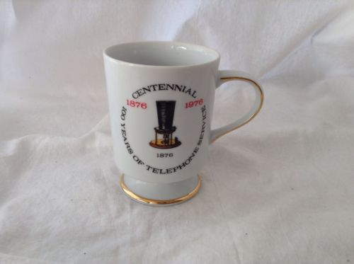 100 Years Telephone Service Viletta  Pedestal Footed Cup Centennial