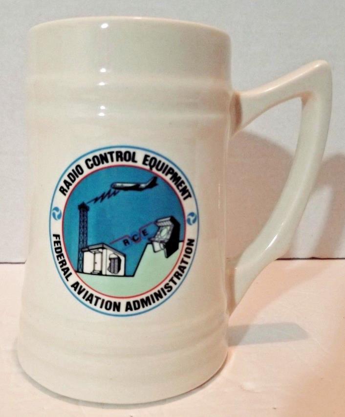 AT&T Radio Control Equipment Mug Federal Aviation Administration Vintage cup ad