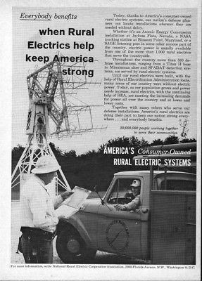 1965 Blossom Point Satellite Tracking Station Southern Maryland Electric Coop Ad
