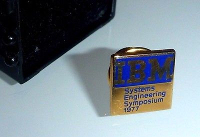 Vintage 10K Gold IBM Systems Engineering Symposium 1977 Lapel Pin