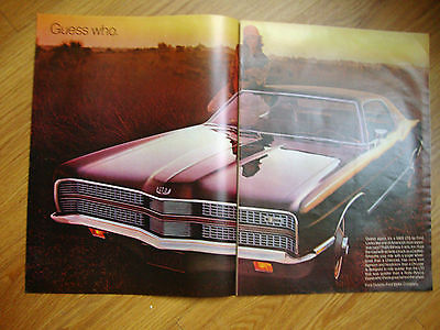 1969 Ford LTD  Ad 1968 Polaroid Color Pack Camera Ad 1968 Old Crow Whiskey Ad