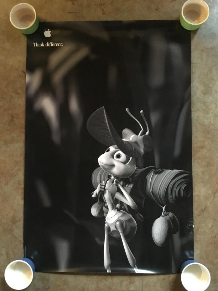 RARE EXCLUSIVE Apple Think different poster, Pixar's Flik | Steve Jobs | Disney