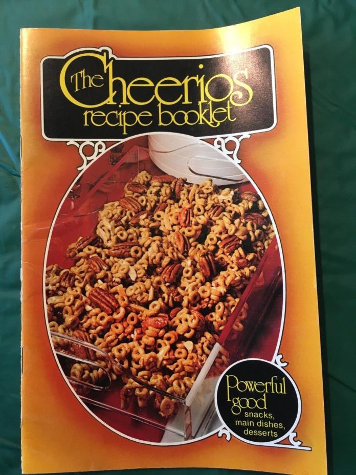Vintage 1977 Cheerios promotional advertising recipe booklet