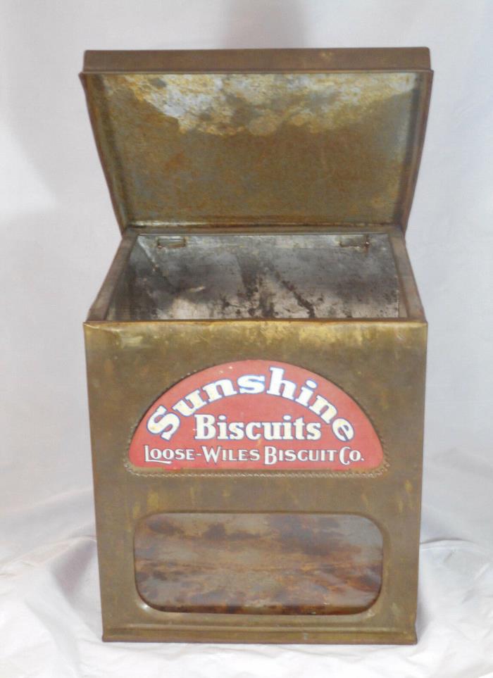 General Store Sunshine Biscuits Loose-Wiles Biscuit Co. Display Case