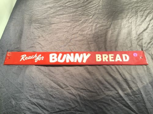 Vintage Original Embossed Bunny Bread Door Push