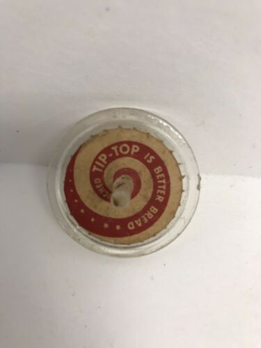 Vintage Tip Top Bread Advertising Spinnning Top USA