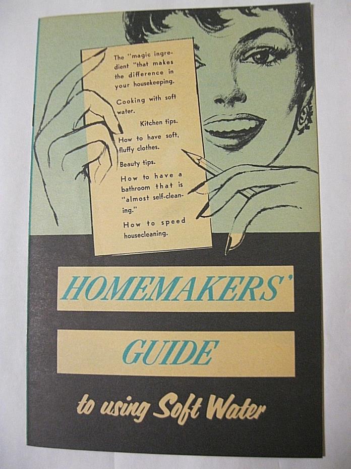 Homemakers Guide to Using Soft Water Booklet