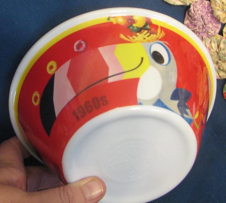 5 Vintage Kellogg's Collectible Bowls Different Designs Tony Sam Neat Designs