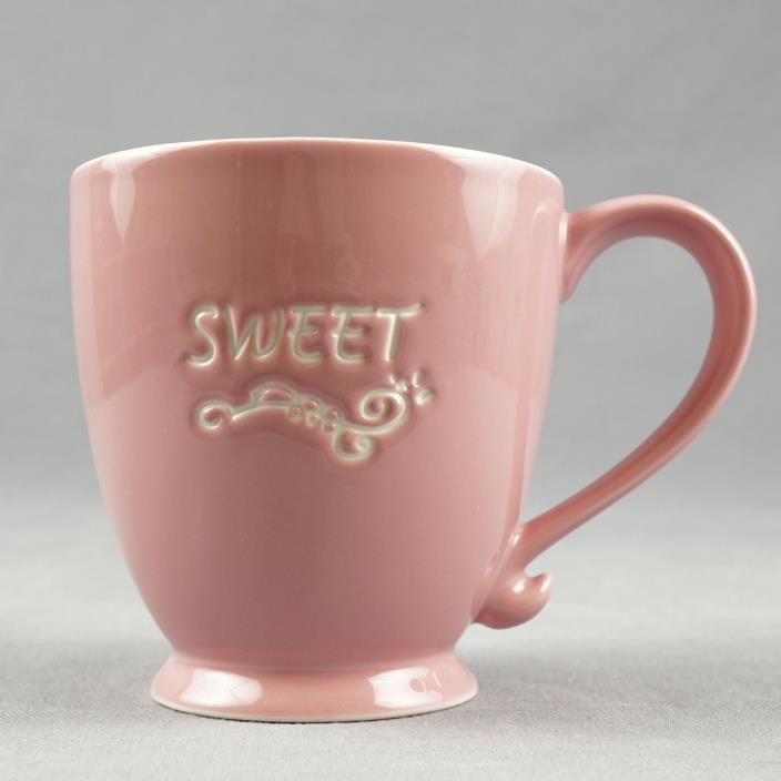 Starbucks 2006 Sweet Pedestal Pink 15 oz Coffee Mug
