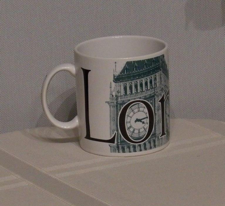 Starbucks Collector Series London Coffee Mug 18 Oz 1994 EUC