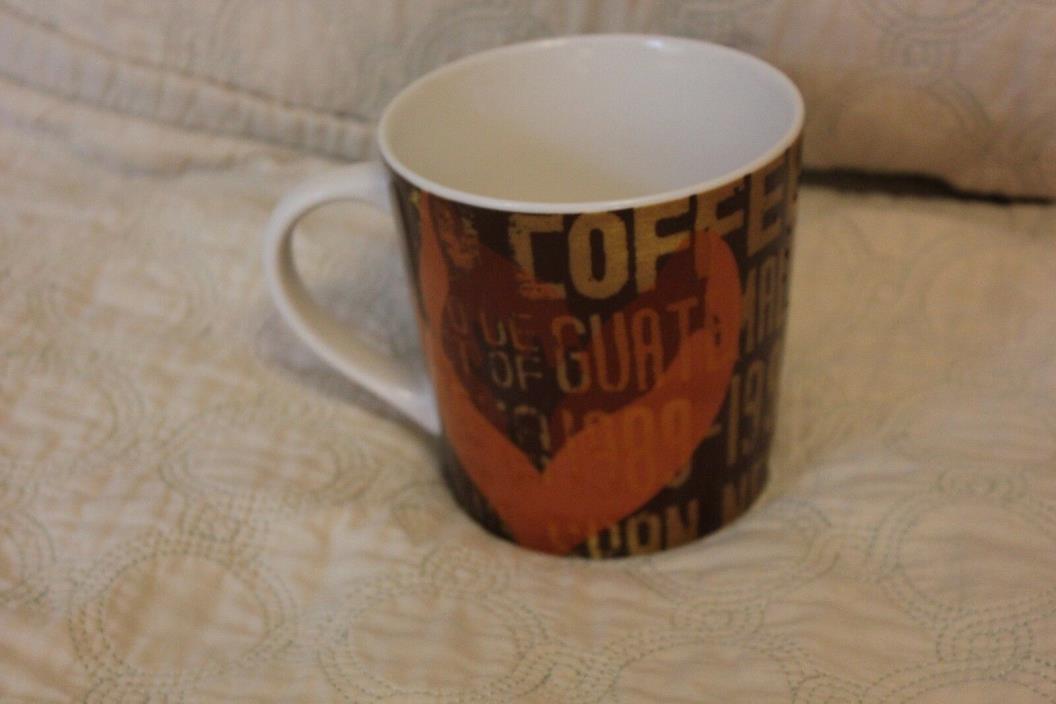 Starbucks Coffee Cup Mug Guatemala  Collector Growers Series 16 oz- EUC