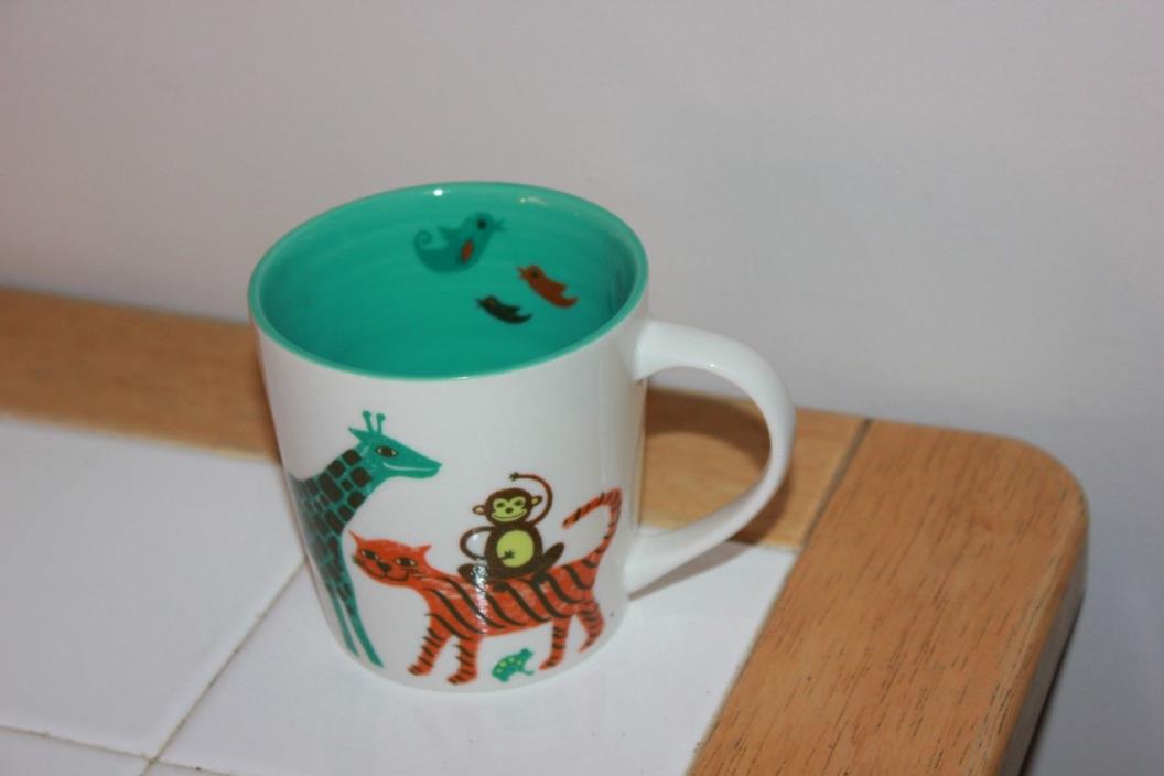 Starbucks Coffee Mug New Bone China Dated 2008 Animal Design EUC