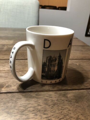 ? 2005 Starbucks Coffee Cup ~ City Scenes Series Mug ~ Dallas Texas ~ 16 oz