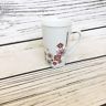 2013 Starbucks Coffee Mug Christmas White Holiday 12 oz EUC