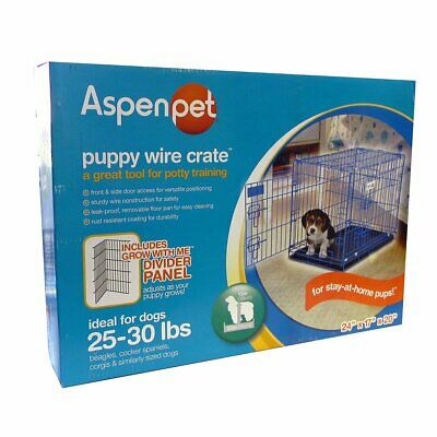 Puppy Wire Crate - Blue