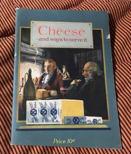 Very Vintage Cook Book By Kraft, Cheese -and Ways To Serve It