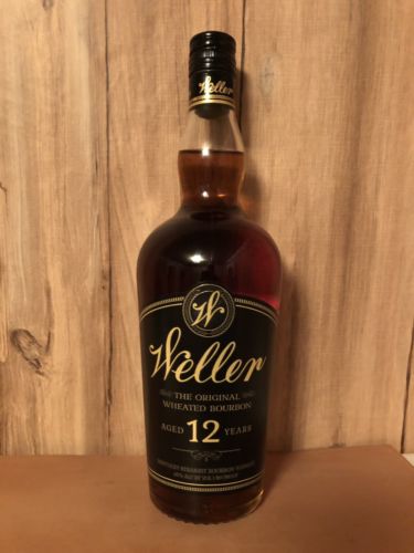 Weller 12 year (empty) bourbon whisky rare Buffalotrace collectible special